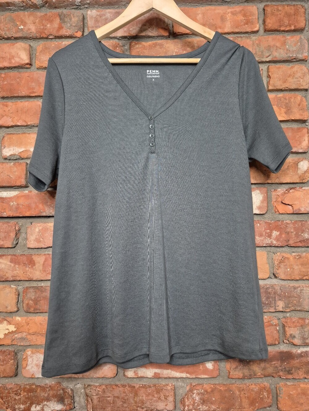 Penningtons Girlfriend Tee Bundle Green & Oatmeal Size X Plus Size - Picture 2 of 9